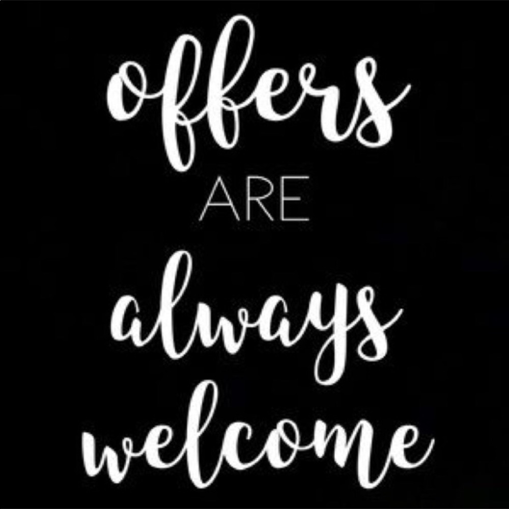 🌺 Offers are always welcome!